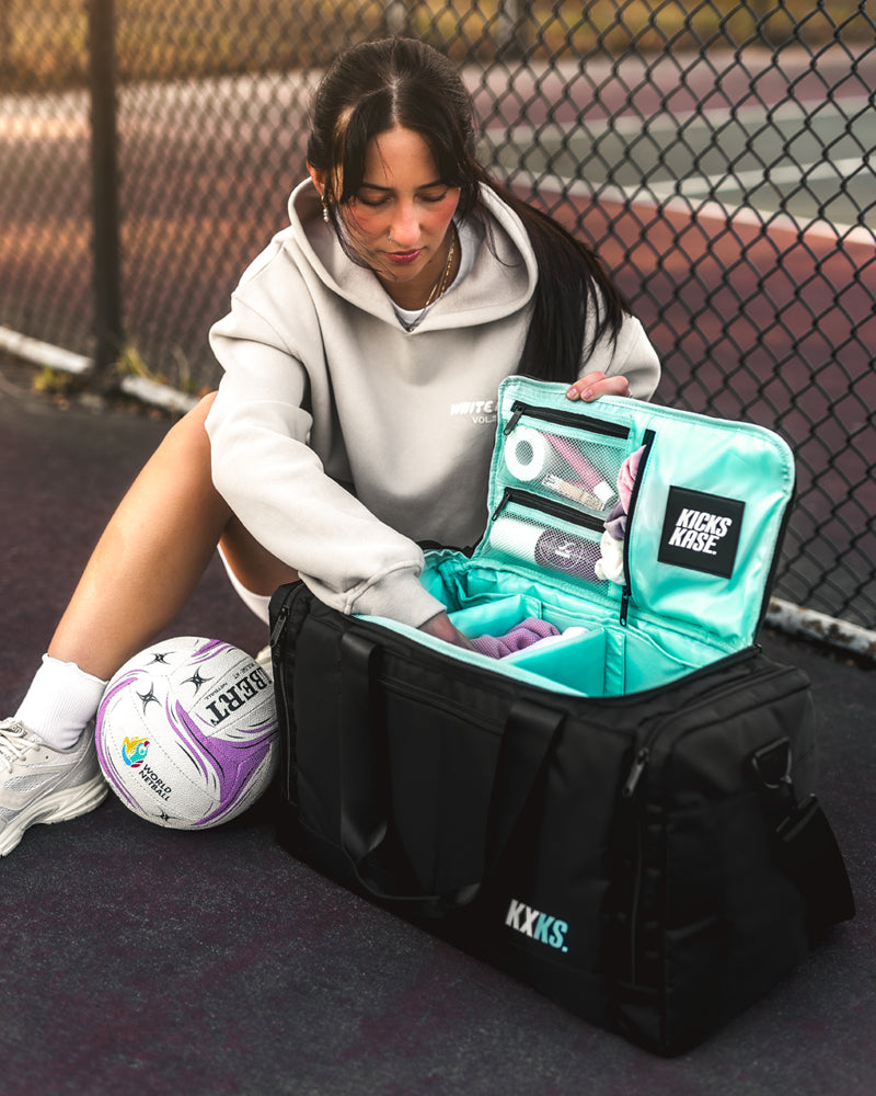 Originals Kicks Kase Duffle 40L (Black/Aqua)