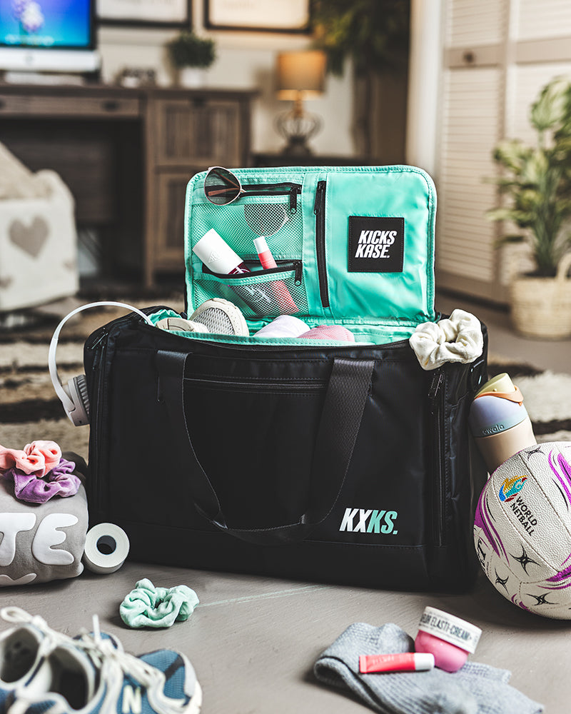 Originals Kicks Kase Duffle 40L (Black/Aqua)