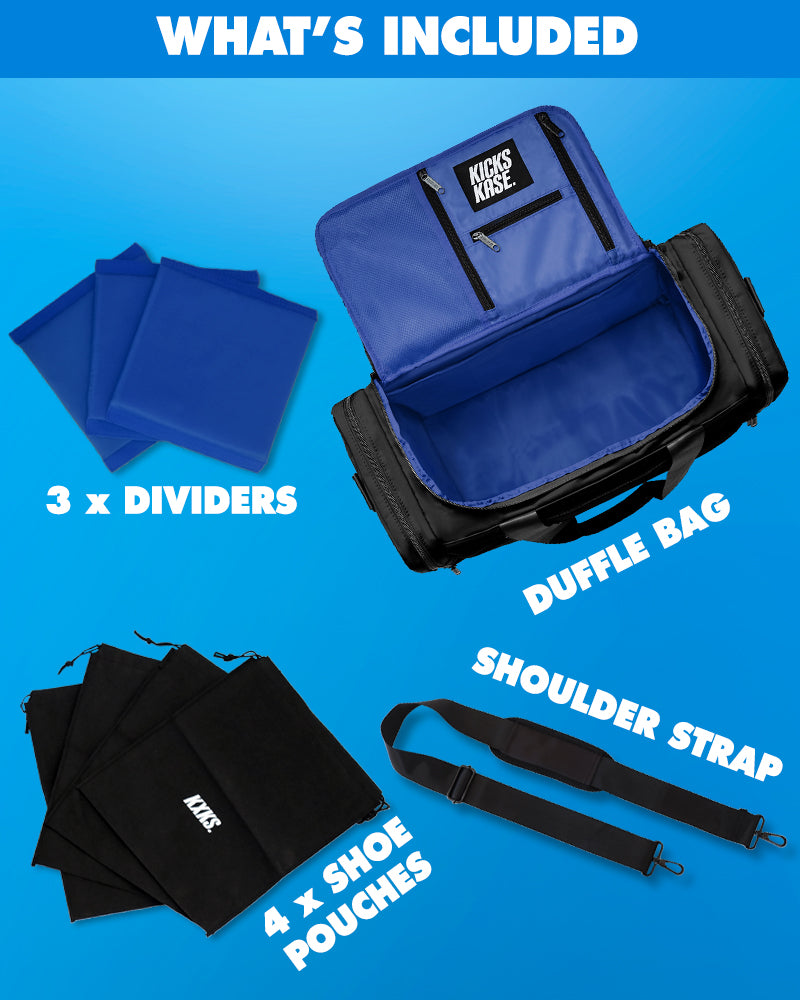 Originals Kicks Kase Duffle 40L (Black/Blue)