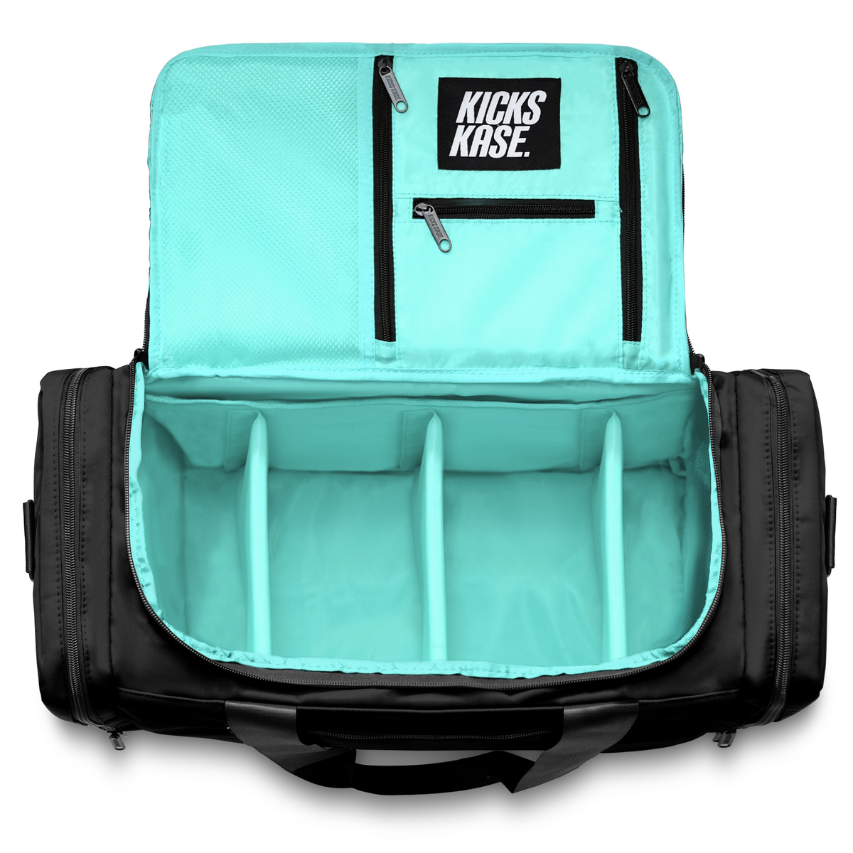 Originals Kicks Kase Duffle (Black/Aqua)