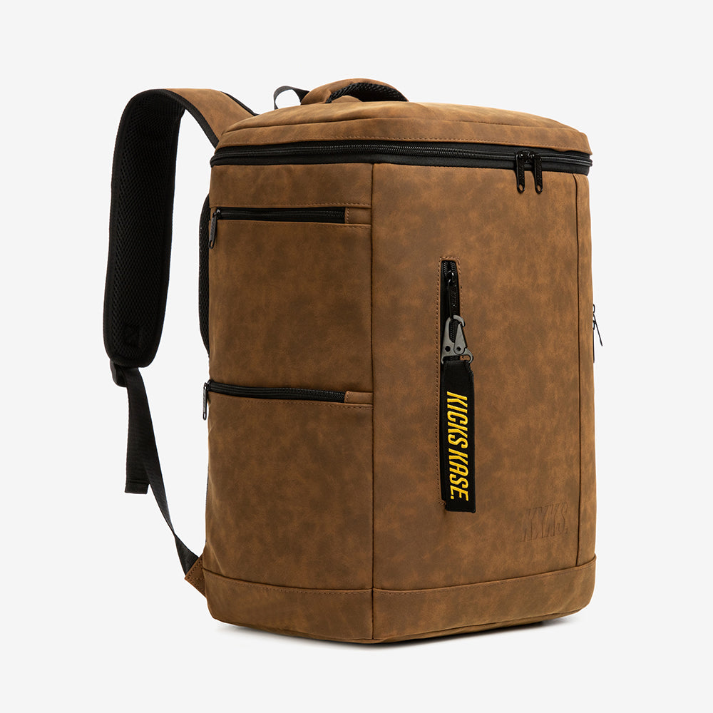 Suede Kicks Kase Backpack (Mocha Brown/Black)