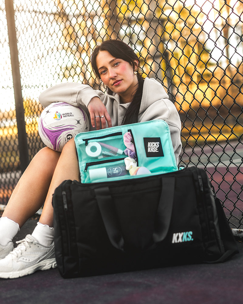 Originals Kicks Kase Duffle 40L (Black/Aqua)