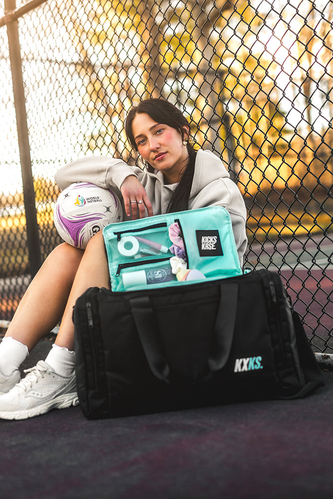 Originals Kicks Kase Duffle 40L (Black/Aqua)