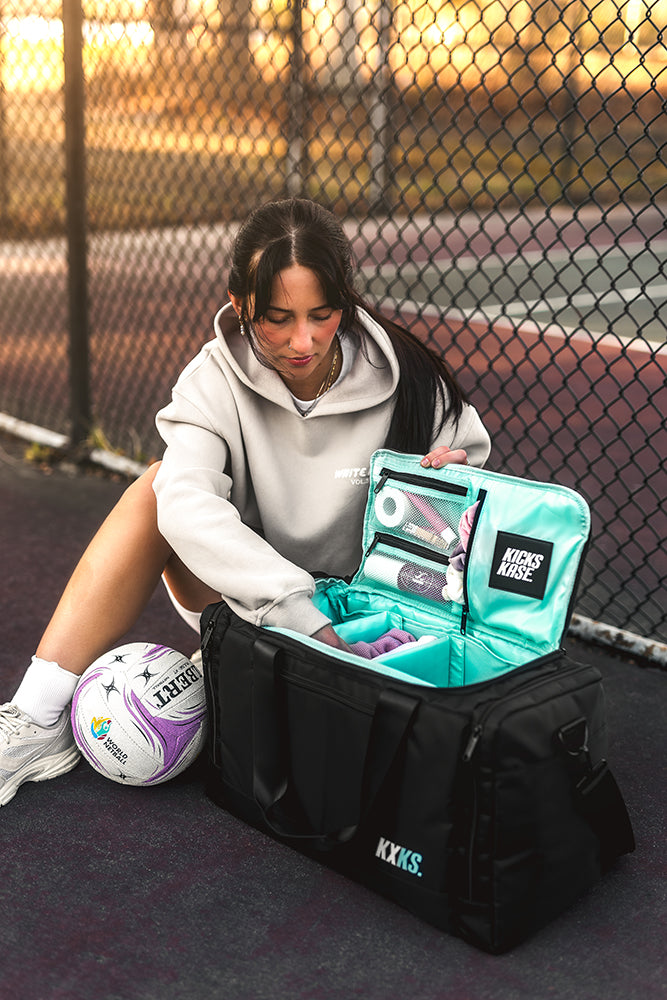 Originals Kicks Kase Duffle 40L (Black/Aqua)