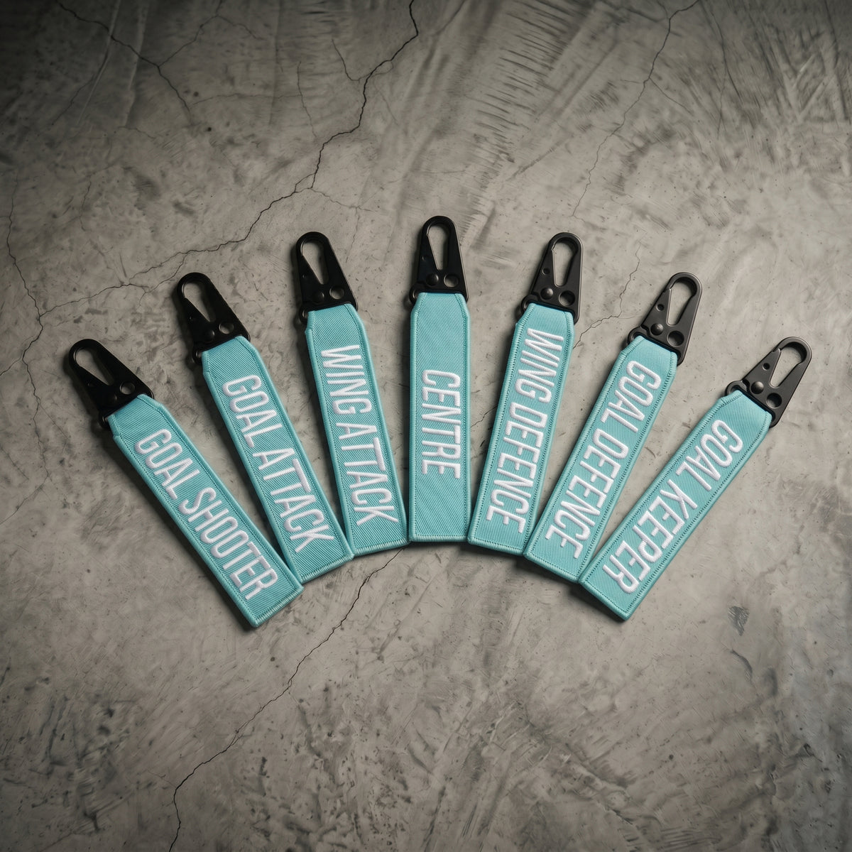 Netball Positions Tags All Positions Bundle (Aqua)