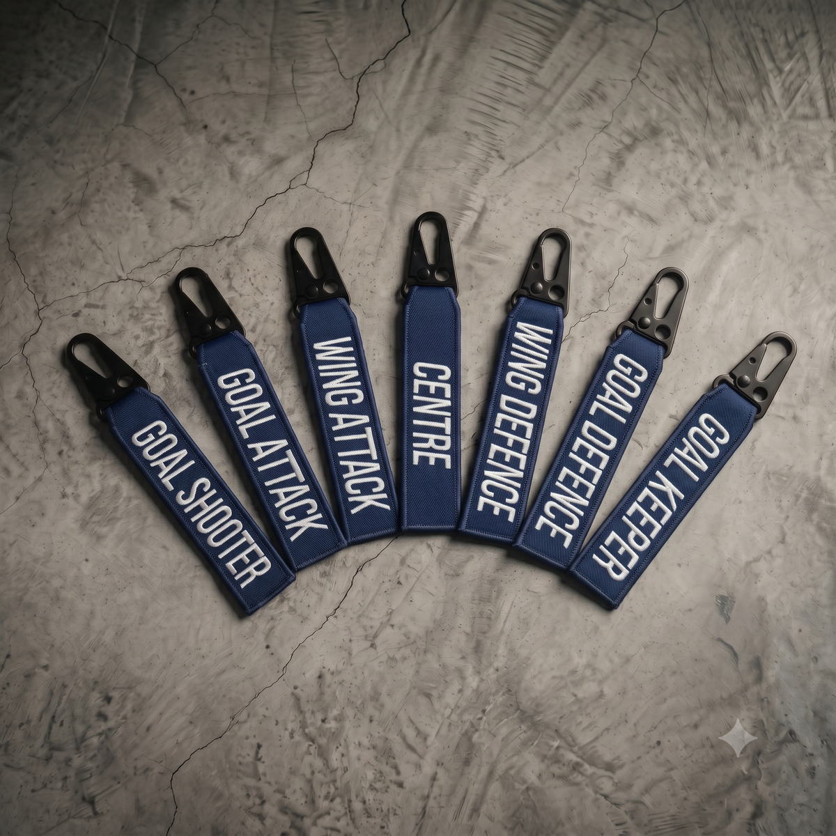 Netball Positions Tags All Positions Bundle (Navy)