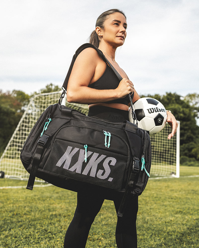 [COMING SOON] Training Day Duffle 32L (Black/Aqua Rhino)