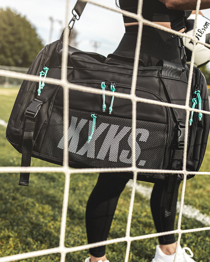 [COMING SOON] Training Day Duffle 32L (Black/Aqua Rhino)