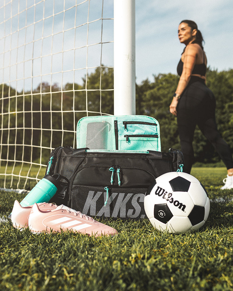 [COMING SOON] Training Day Duffle 32L (Black/Aqua Rhino)