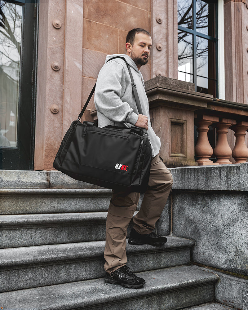 Originals Kicks Kase Duffle 40L (Black/Red) - KXKS. Australia