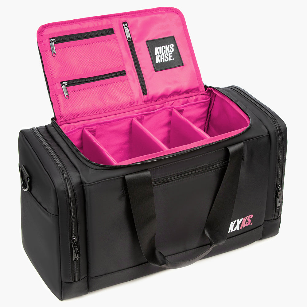 Originals Kicks Kase Duffle 40L (Black/Pink) - KXKS. Australia